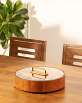 BambooSpin - 9-Vak Serveerplateau met Draaideksel